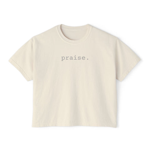 faith-inspired-womens-boxy-tee — Praise Graphic Christian T-Shirt