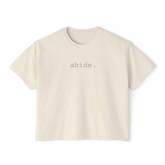 Abide Faith Boxy Tee
