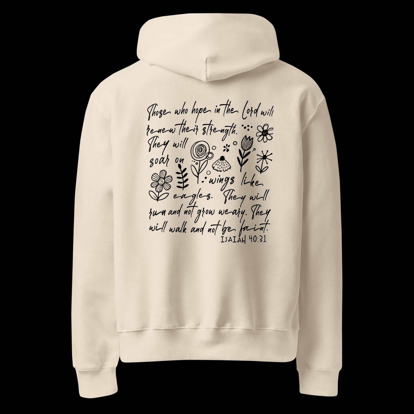 Isaiah 40:31 Faith Hoodie | Christian Unisex Sweatshirt
