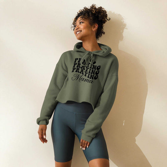 Praying Mama Crop Hoodie