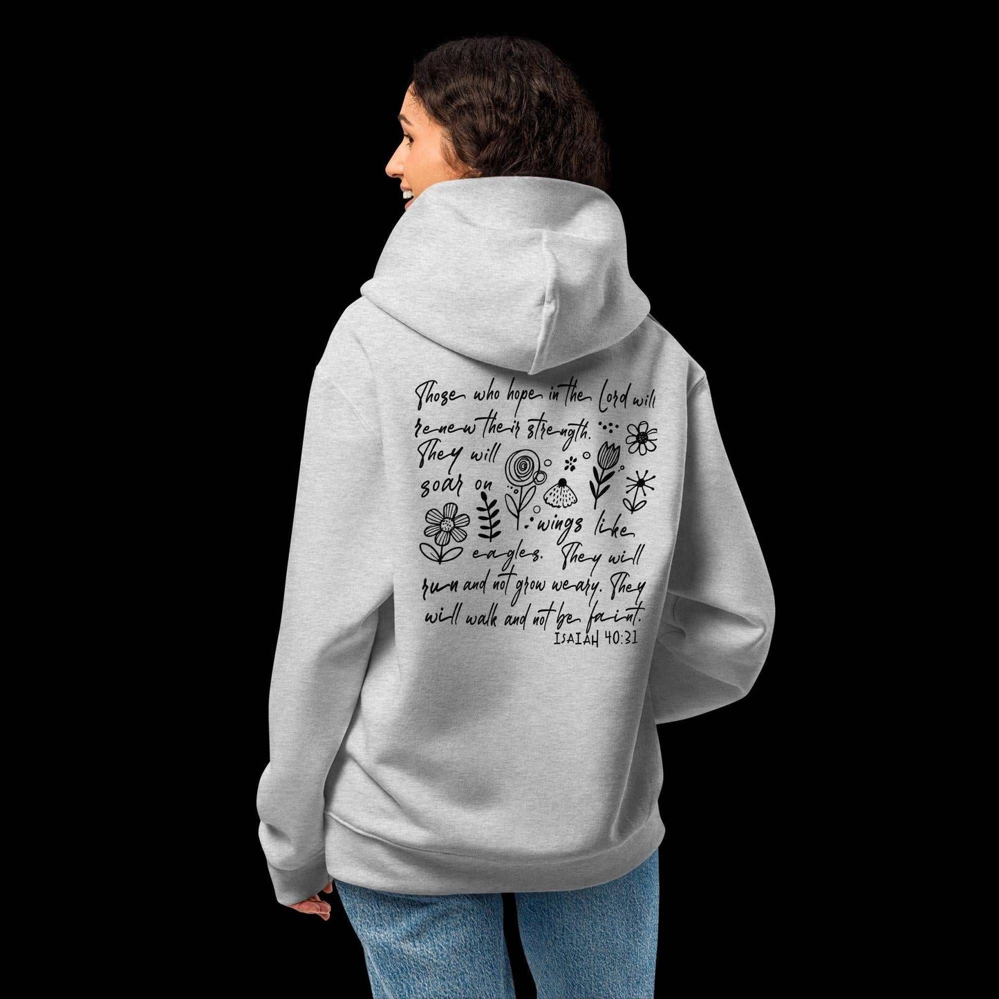 Isaiah 40:31 Faith Hoodie | Christian Unisex Sweatshirt