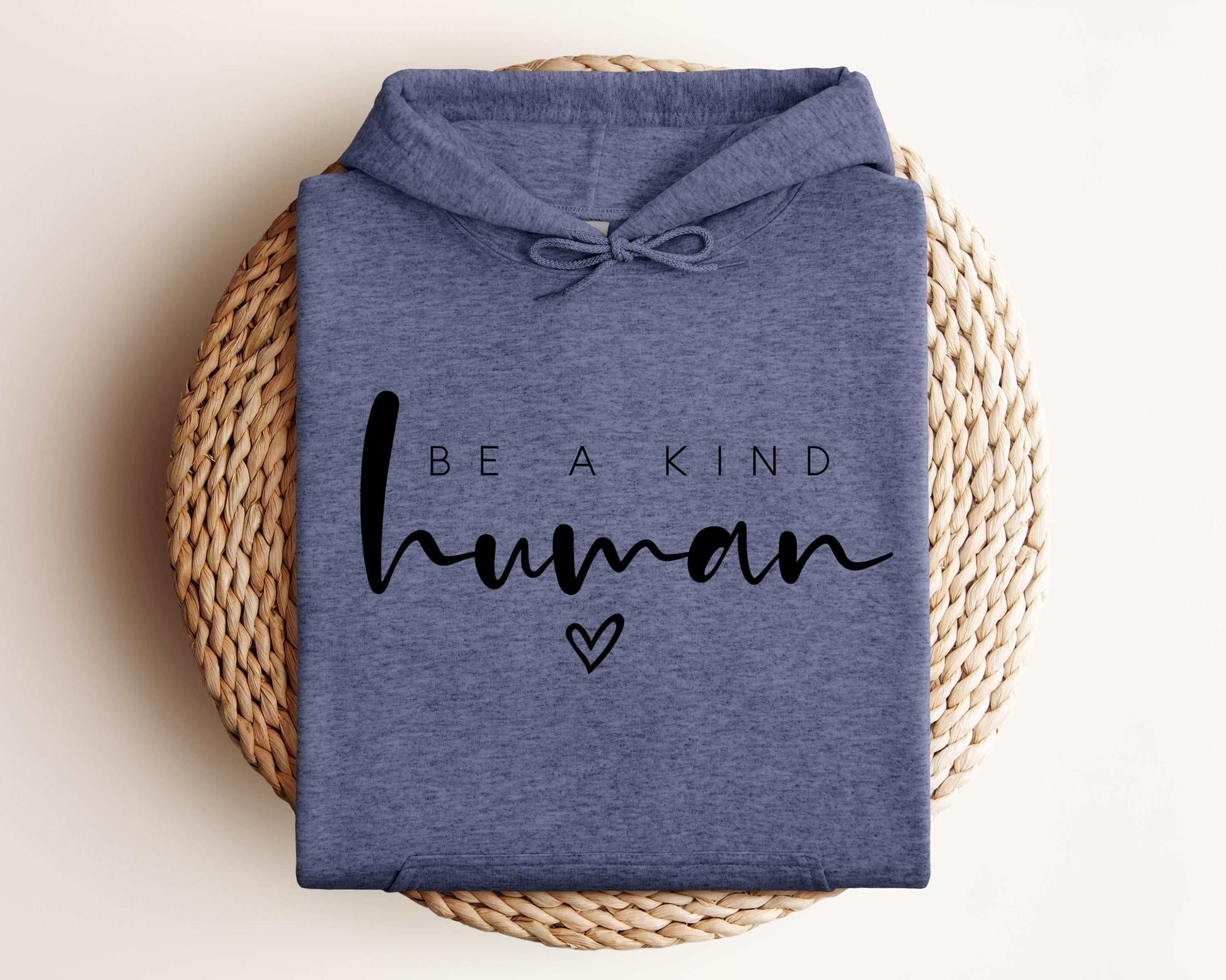 Be Kind Hoodie | Unisex Motivational Graphic Pullover Sweatshirt | Cotton Blend Kindness Apparel
