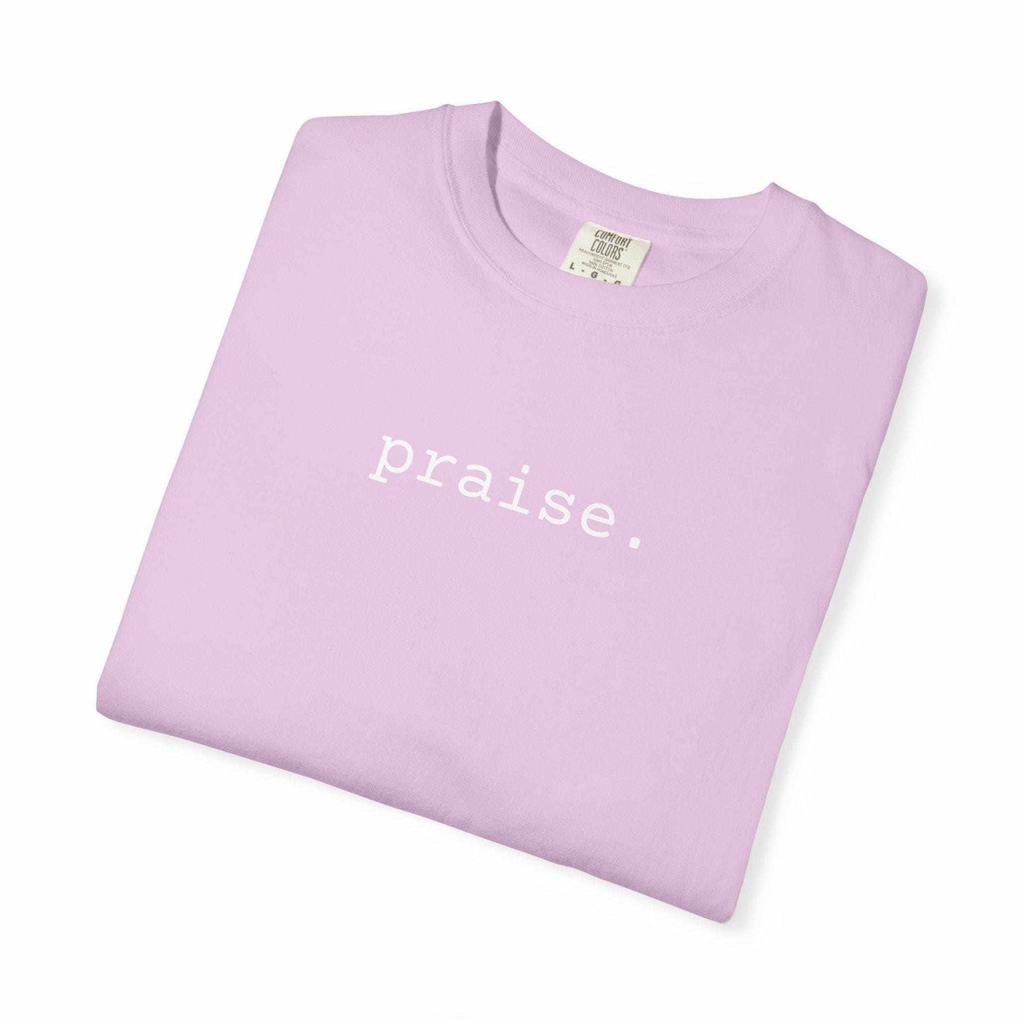 Praise Christian T-Shirt | Comfort Colors Faith Tee