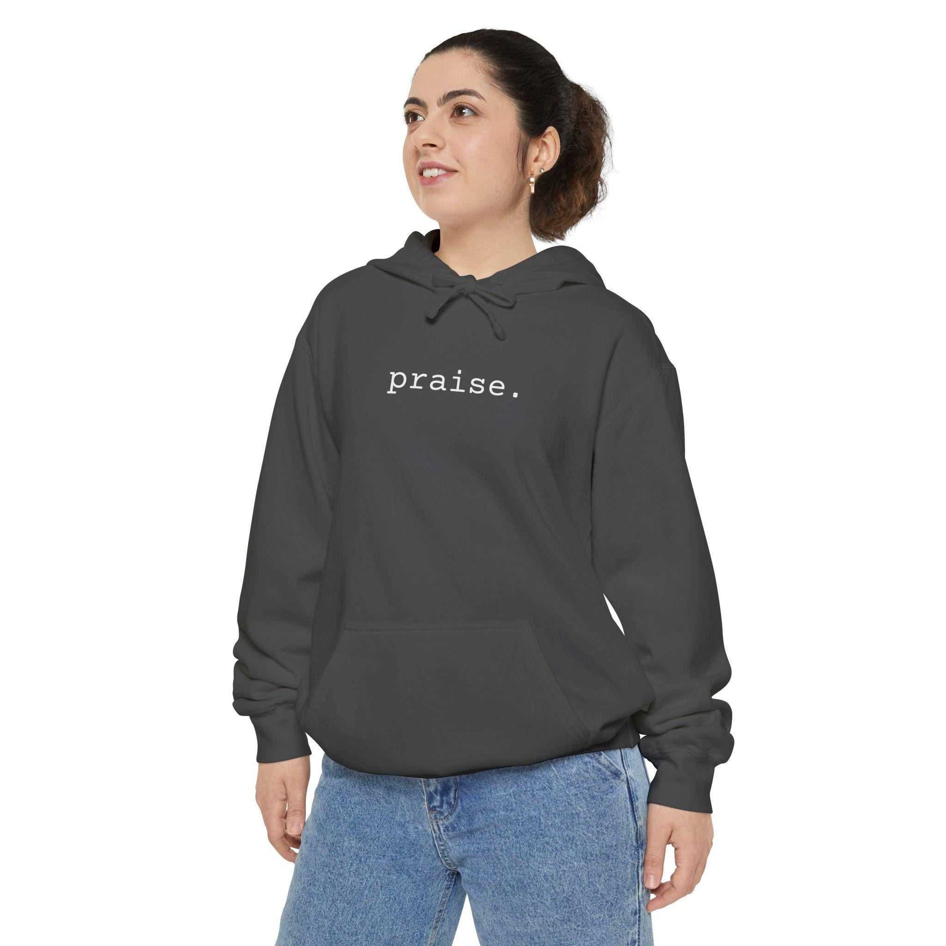 Praise Christian Hoodie – Unisex Faith Pullover Sweatshirt | Gospel Apparel & Religious Streetwear