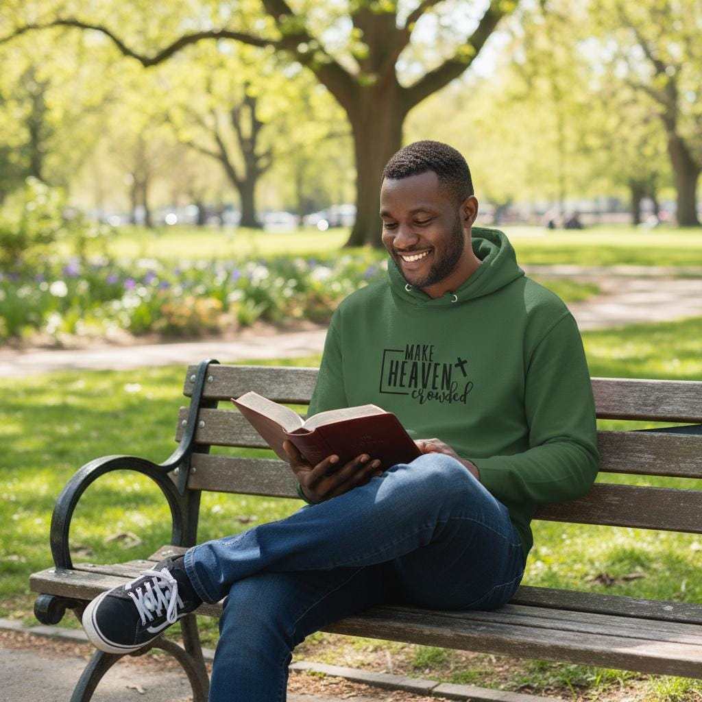 Make Heaven Crowded Hoodie – Christian Unisex Fleece Pullover