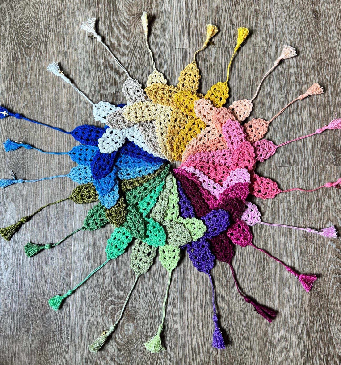 Handmade Crochet Cross Bookmark | Organic Cotton Christian Gift | Religious Bible Bookmark