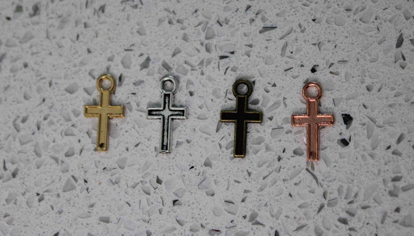 Handmade Crochet Cross Bookmark | Organic Cotton Christian Gift | Religious Bible Bookmark