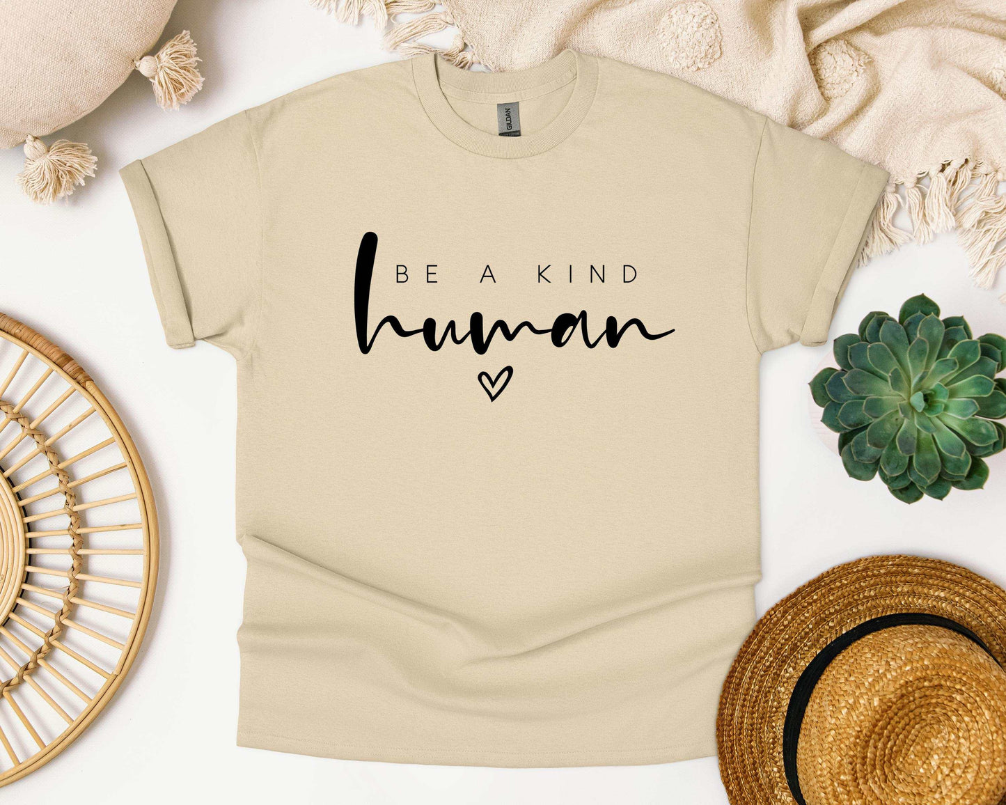 Be Kind Human T-Shirt | Inspirational Graphic Tee