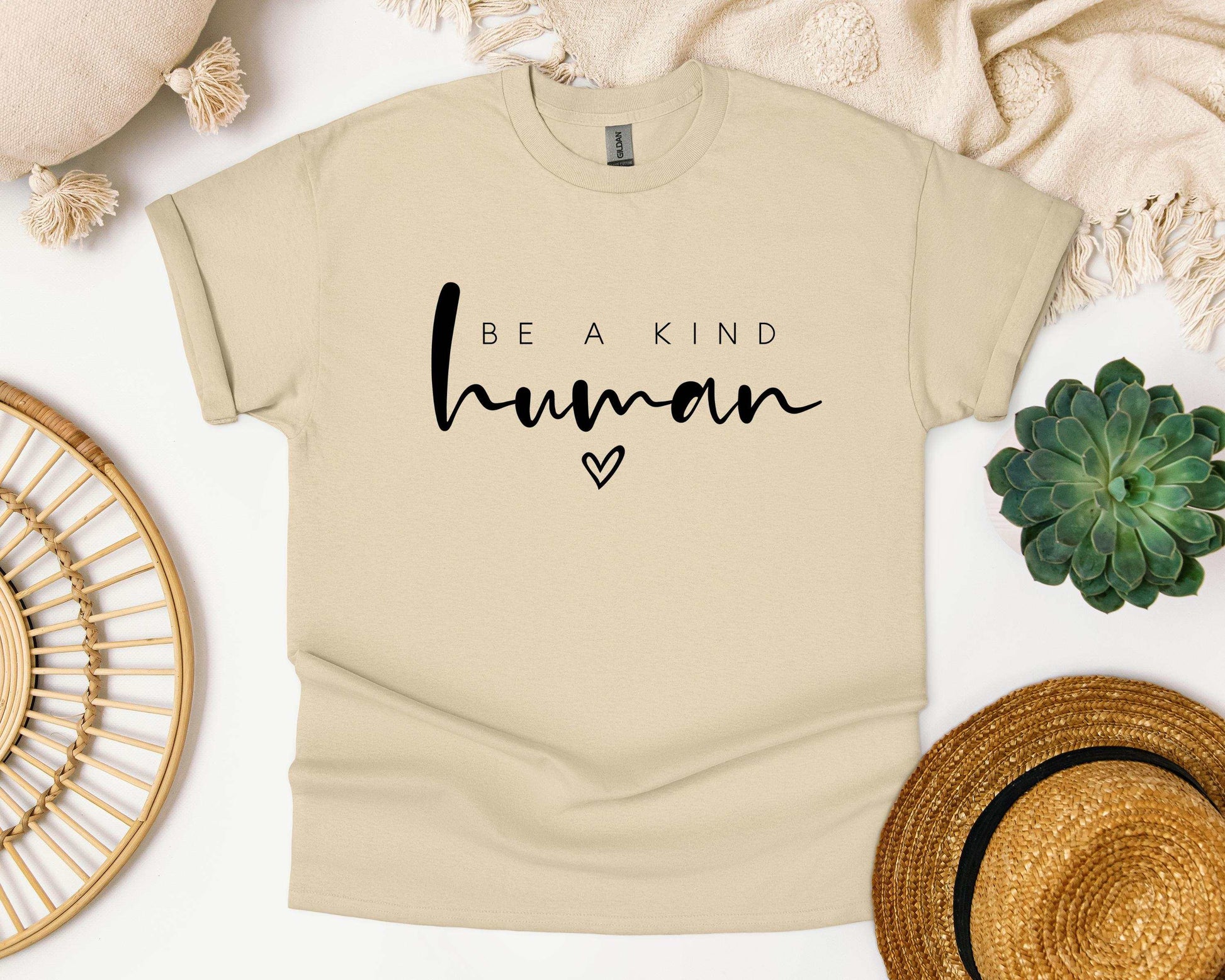 Be Kind Human T-Shirt | Inspirational Graphic Tee