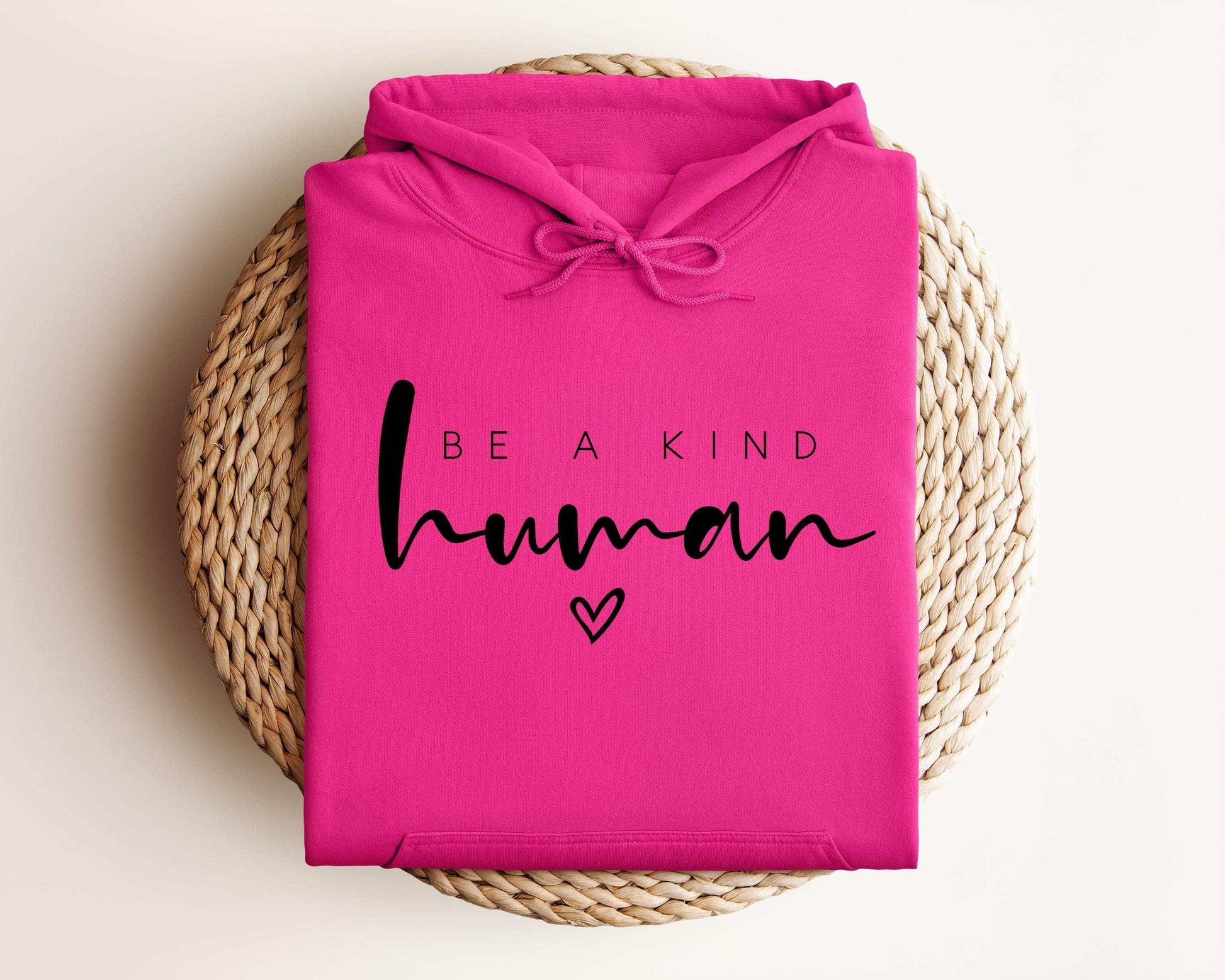 Be Kind Hoodie | Unisex Motivational Graphic Pullover Sweatshirt | Cotton Blend Kindness Apparel