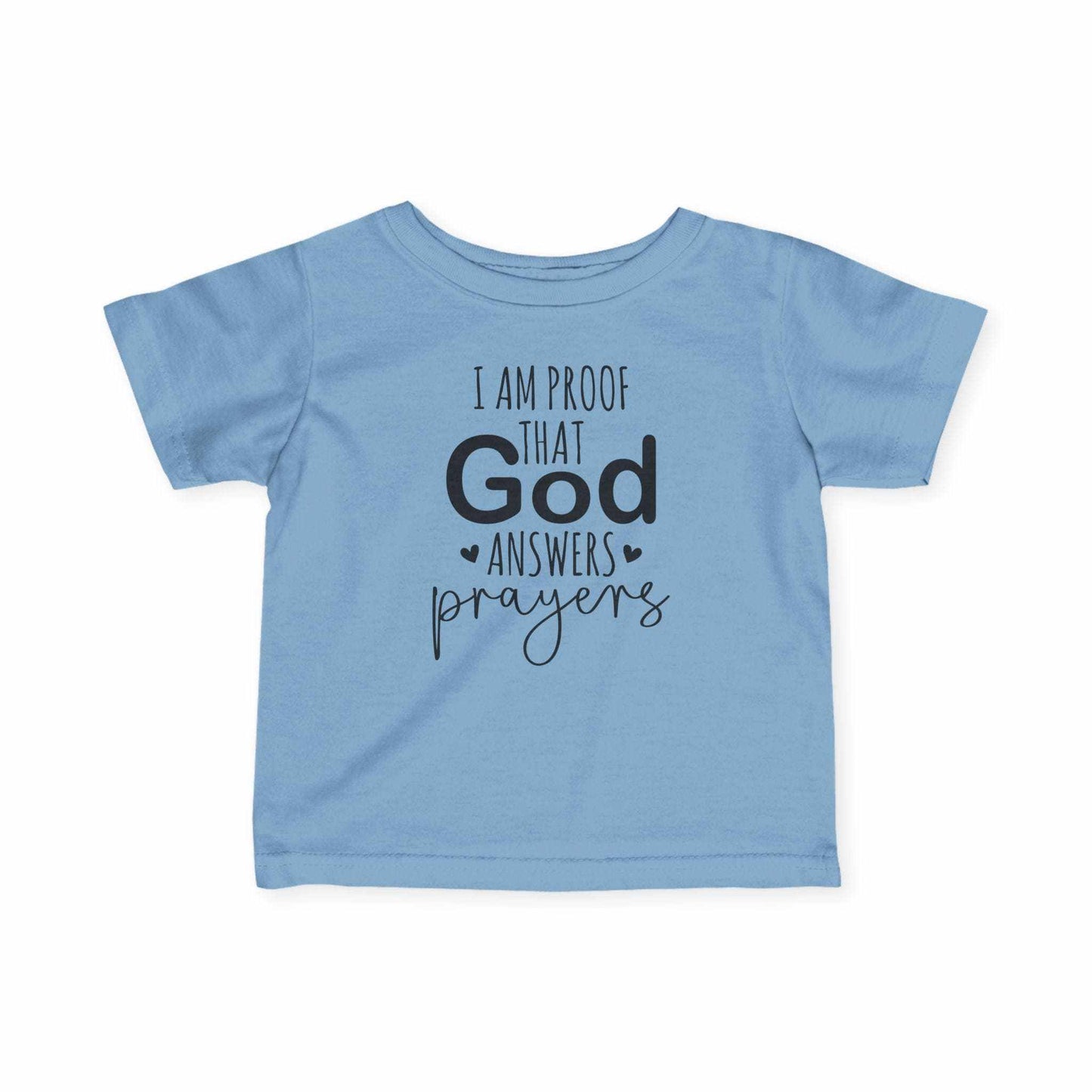 Answered Prayer Baby Tee, Christian Infant Shirt