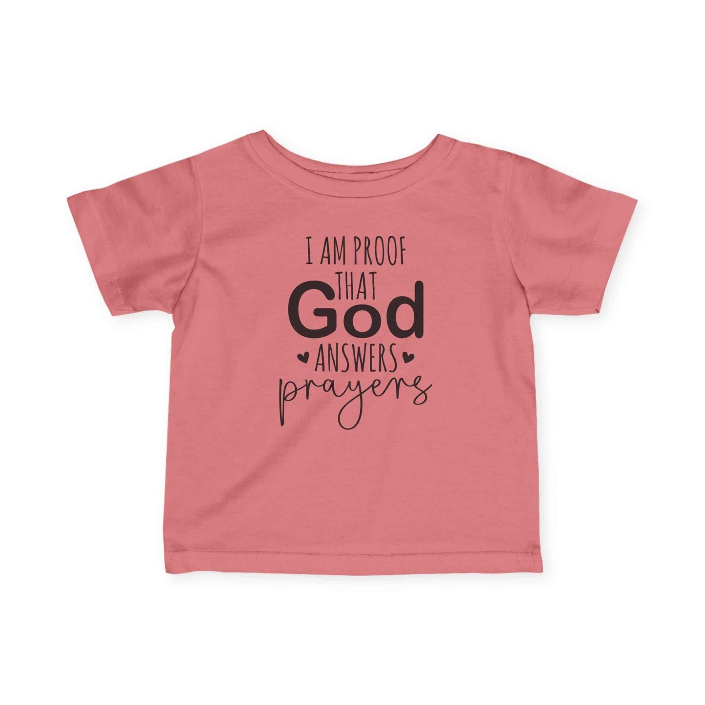 Answered Prayer Baby Tee, Christian Infant Shirt