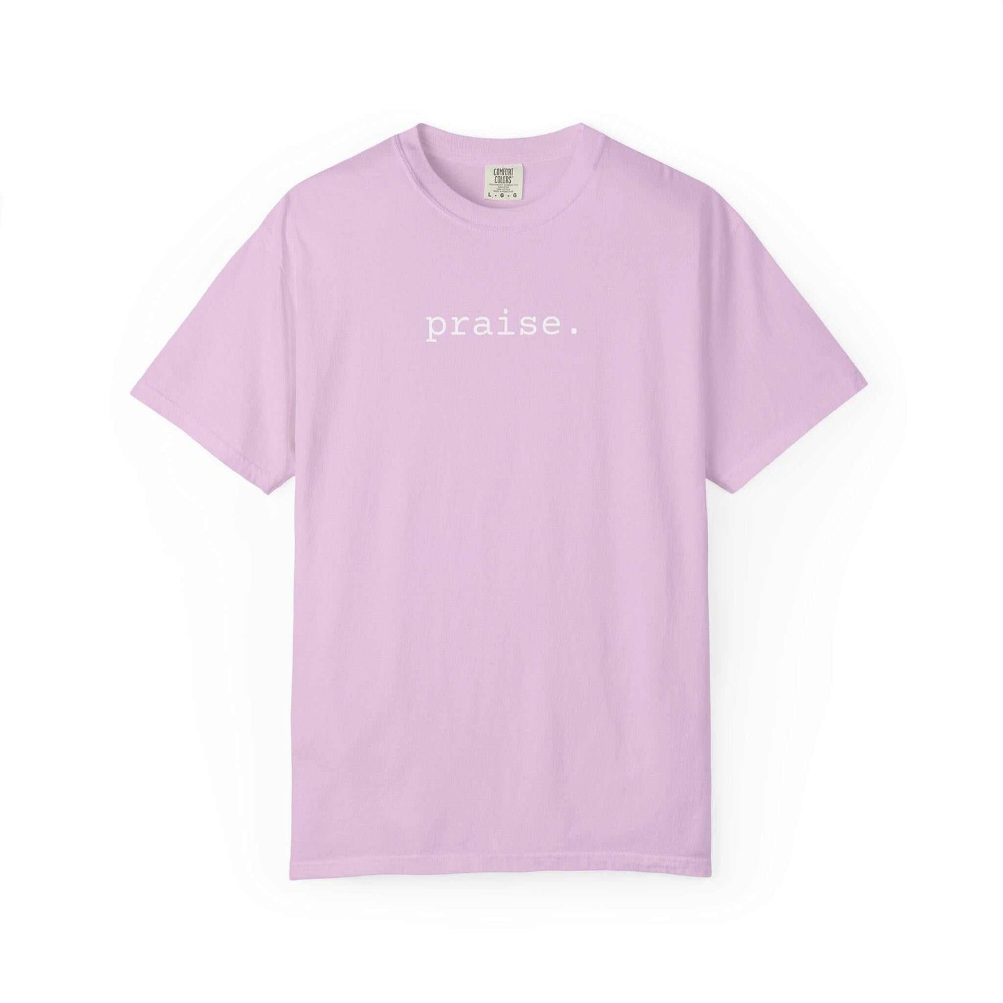 Praise Christian T-Shirt | Comfort Colors Faith Tee