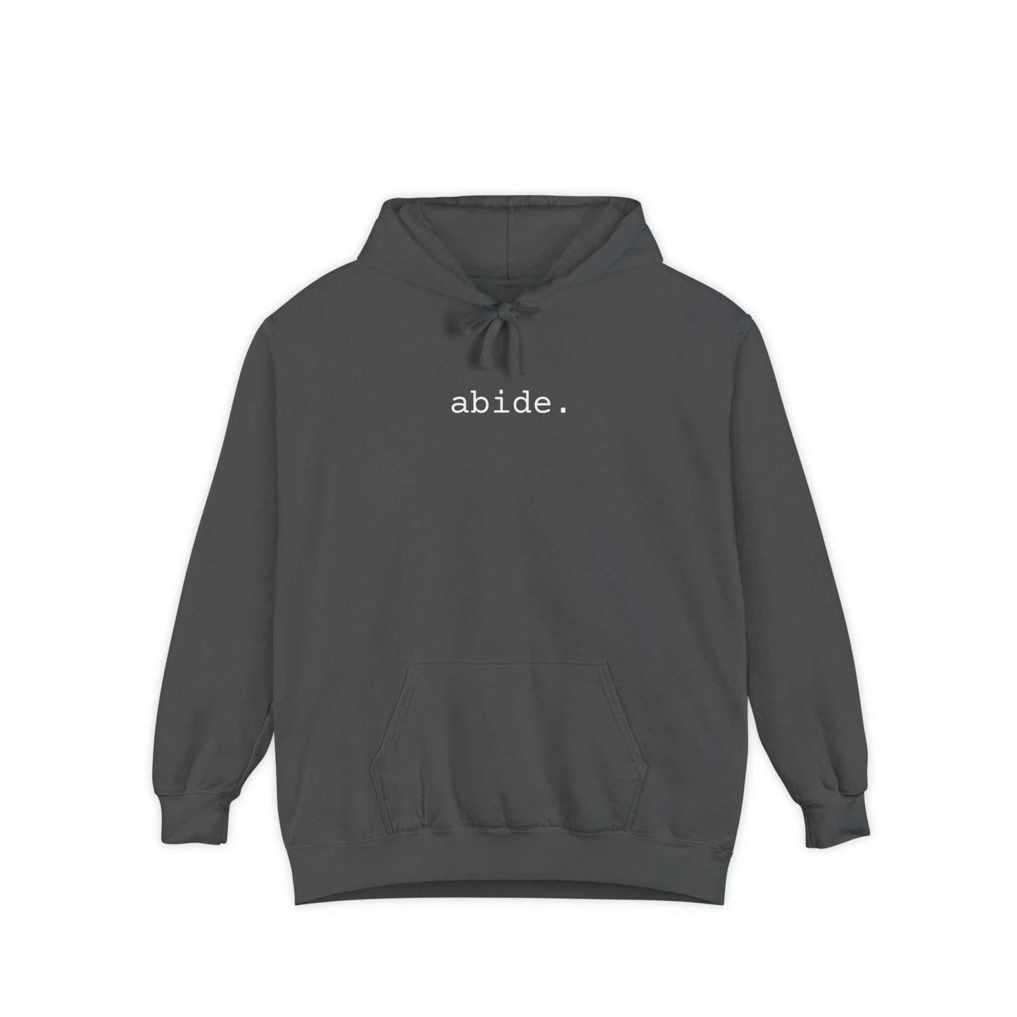 Christian Abide Hoodie – Unisex Faith-Based Apparel