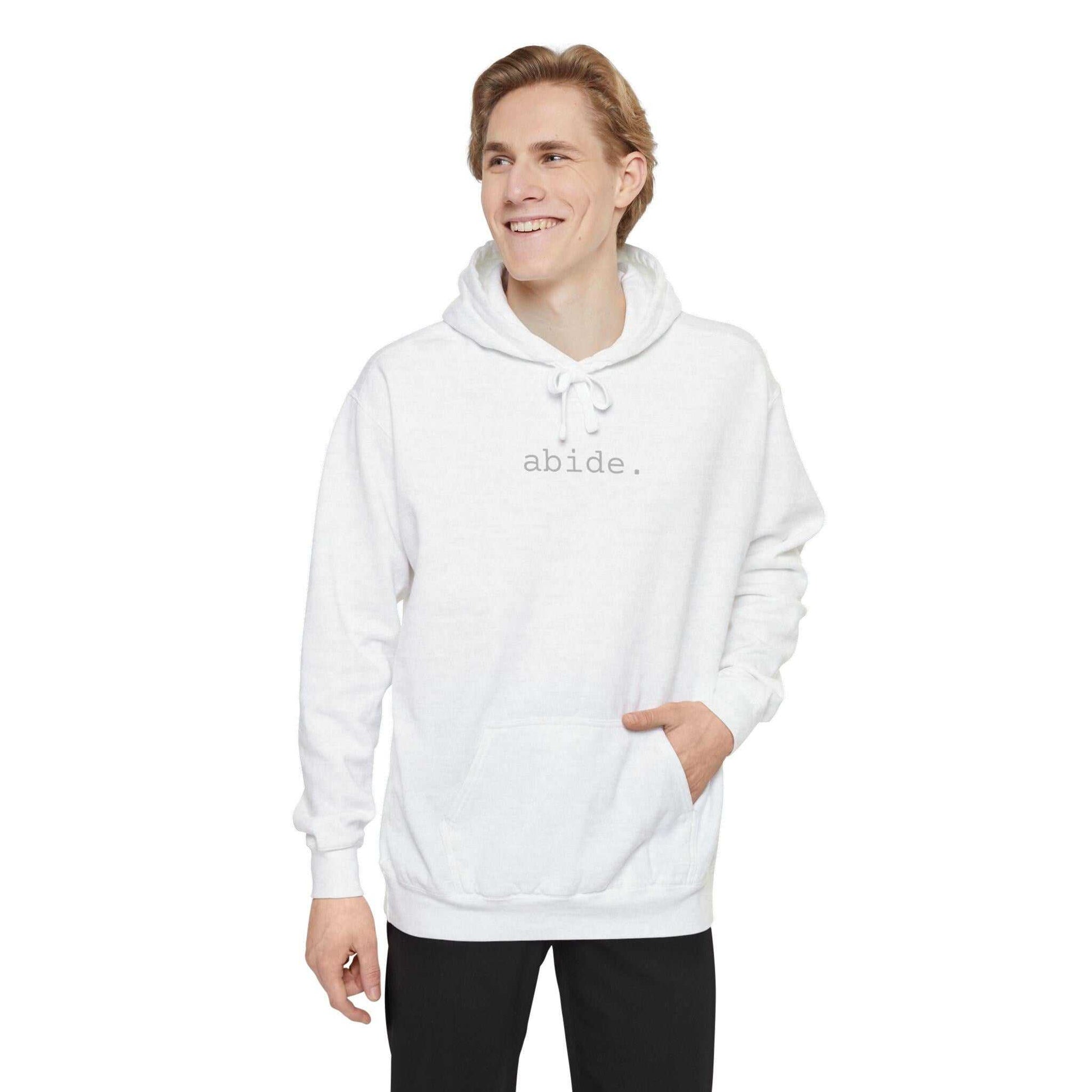 Christian Abide Hoodie – Unisex Faith-Based Apparel