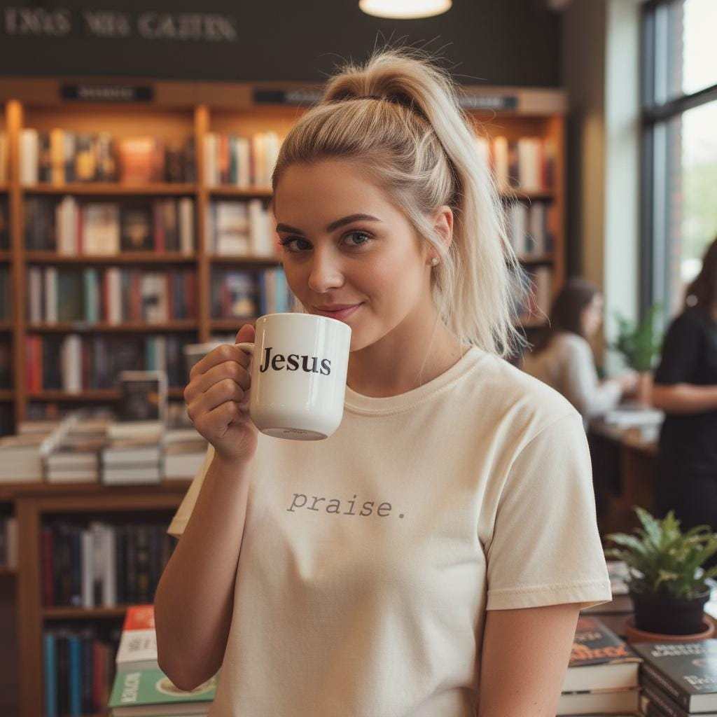 Christian Praise T-Shirt, Faith Graphic Boxy Tee, Comfort Colors