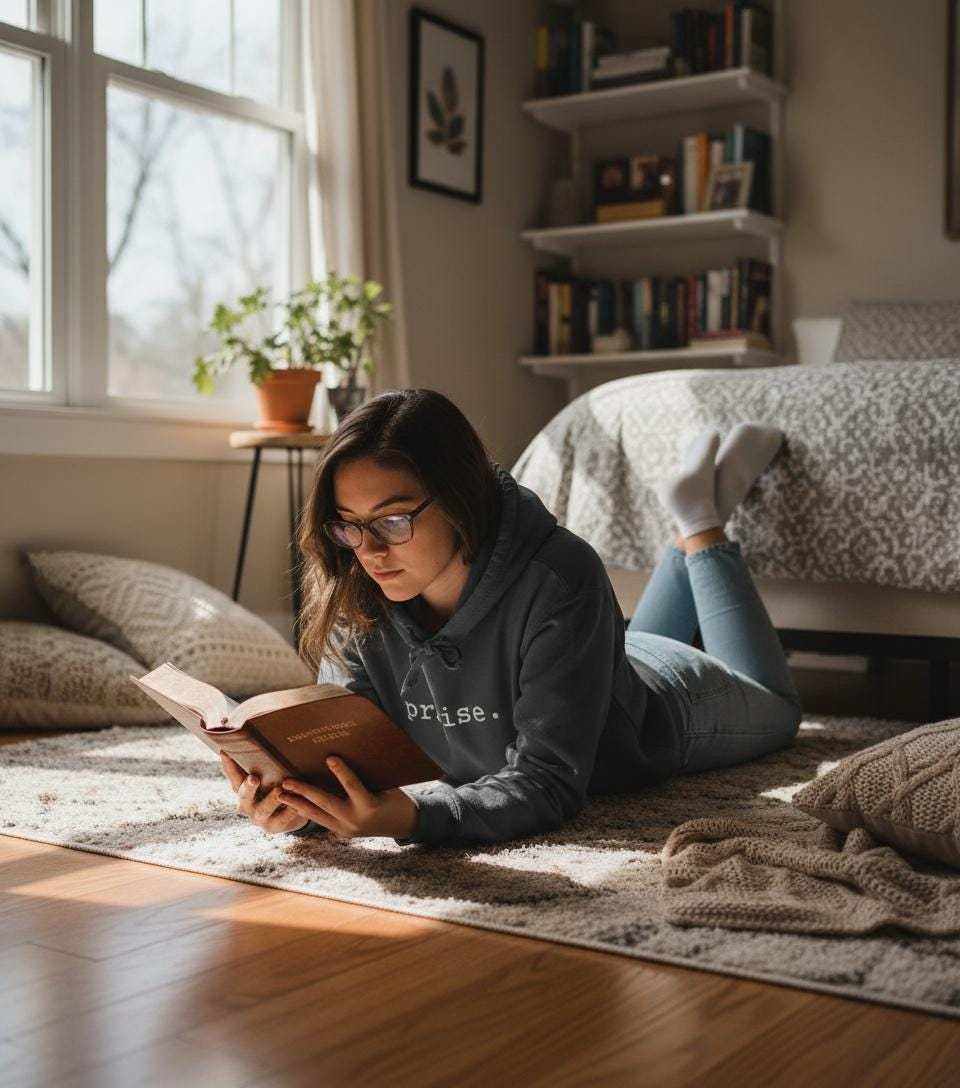 Praise Christian Hoodie – Unisex Faith Pullover Sweatshirt | Gospel Apparel & Religious Streetwear