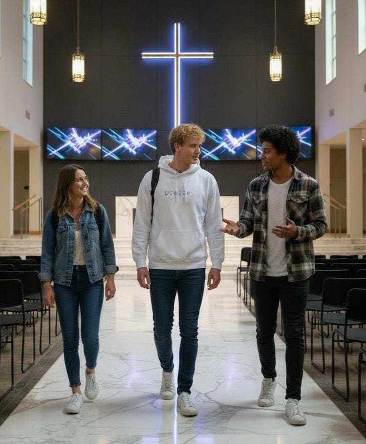 Praise Christian Hoodie – Unisex Faith Pullover Sweatshirt | Gospel Apparel & Religious Streetwear