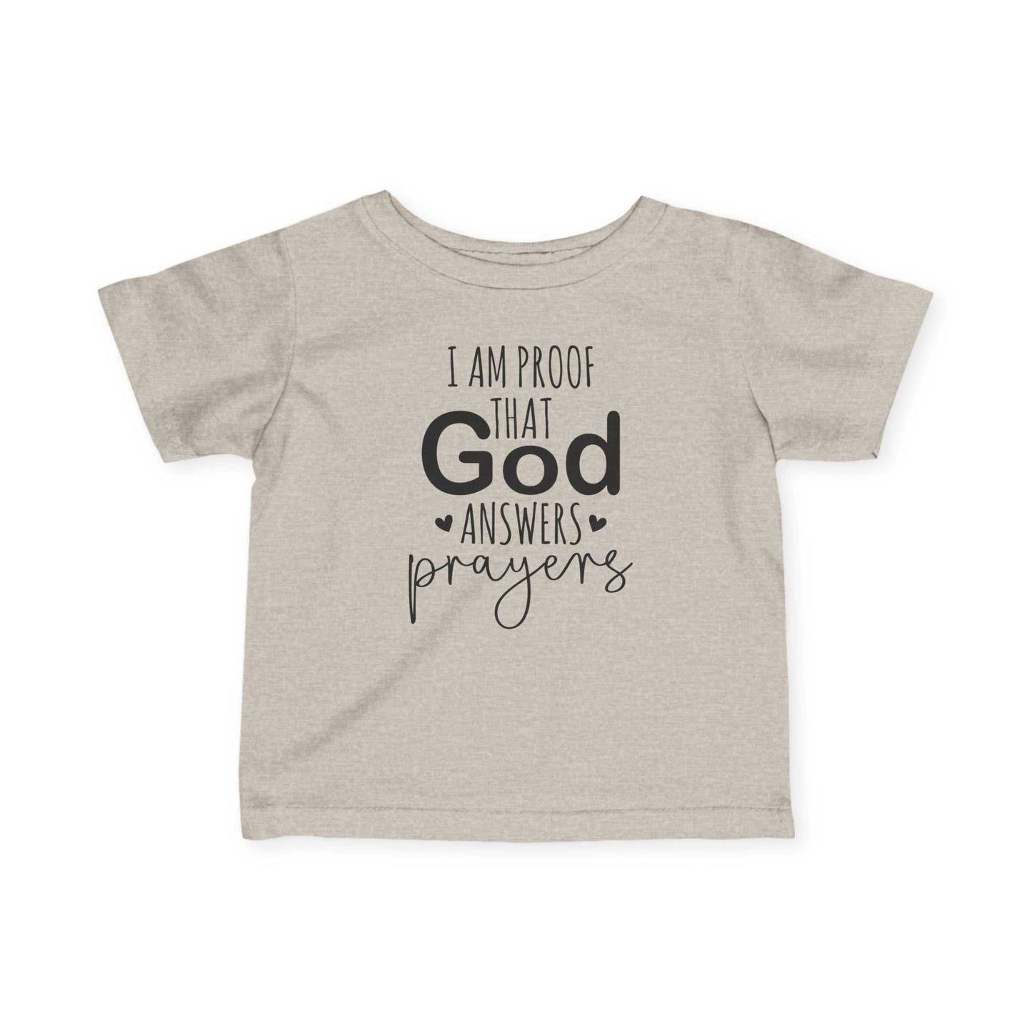 Answered Prayer Baby Tee, Christian Infant Shirt