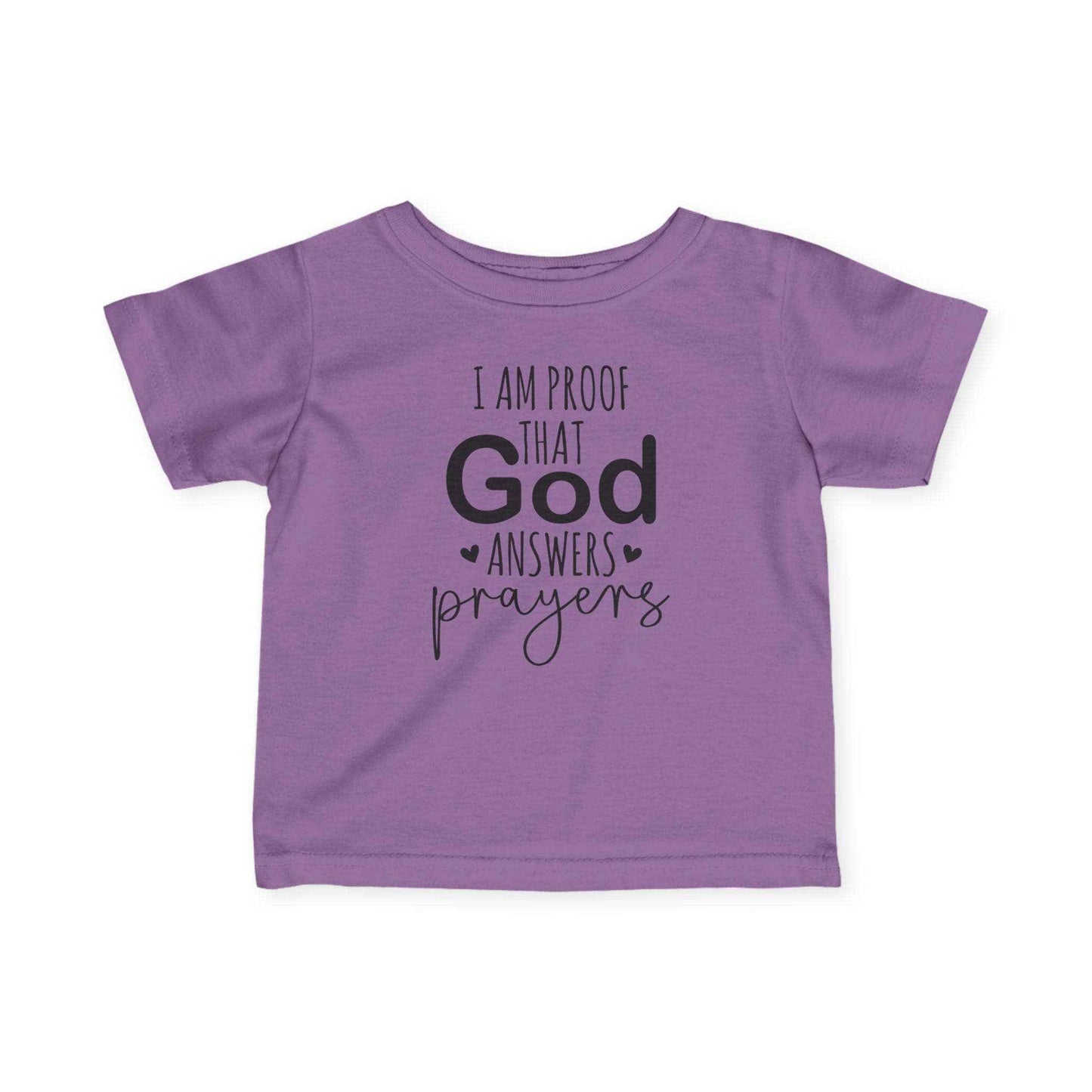 Answered Prayer Baby Tee, Christian Infant Shirt
