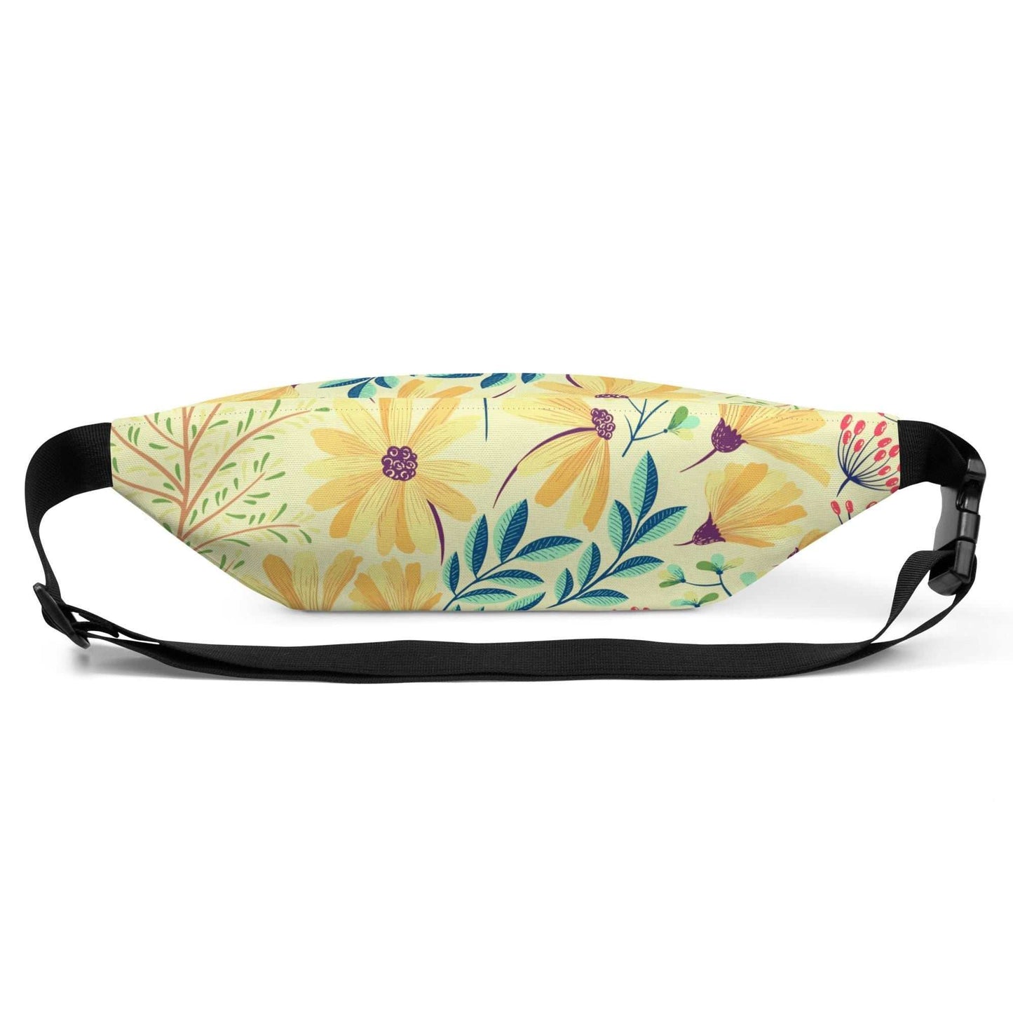 Floral Fanny Pack | Boho Waist Bag | Botanical Hip Bag | Aesthetic Belt Bag | Cute Festival Accessory | Designer Travel Pouch