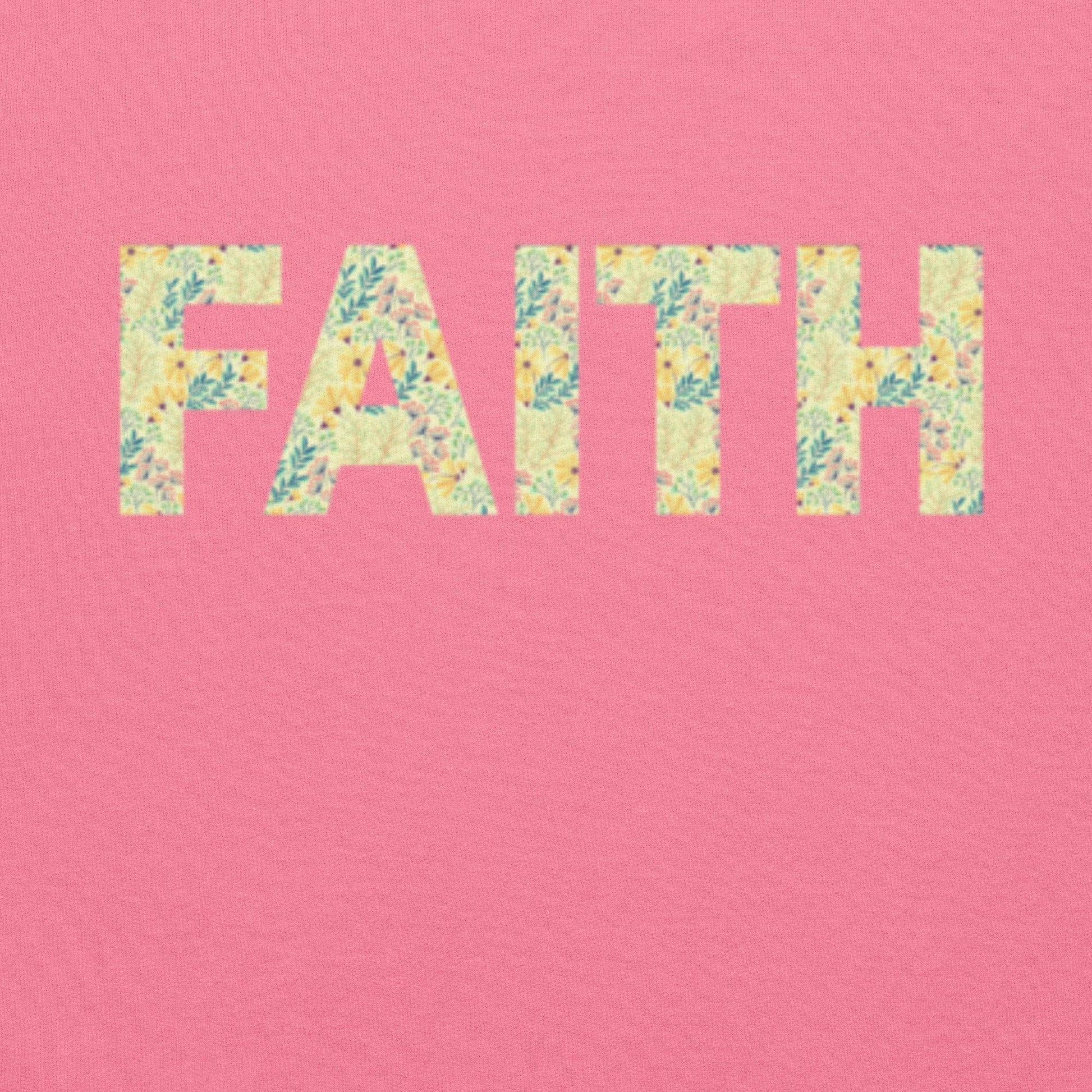 Floral Faith Hoodie for Women | Christian Sweatshirt | Bible Verse Hoodie | Inspirational Christian Gift | Cozy Faith Apparel