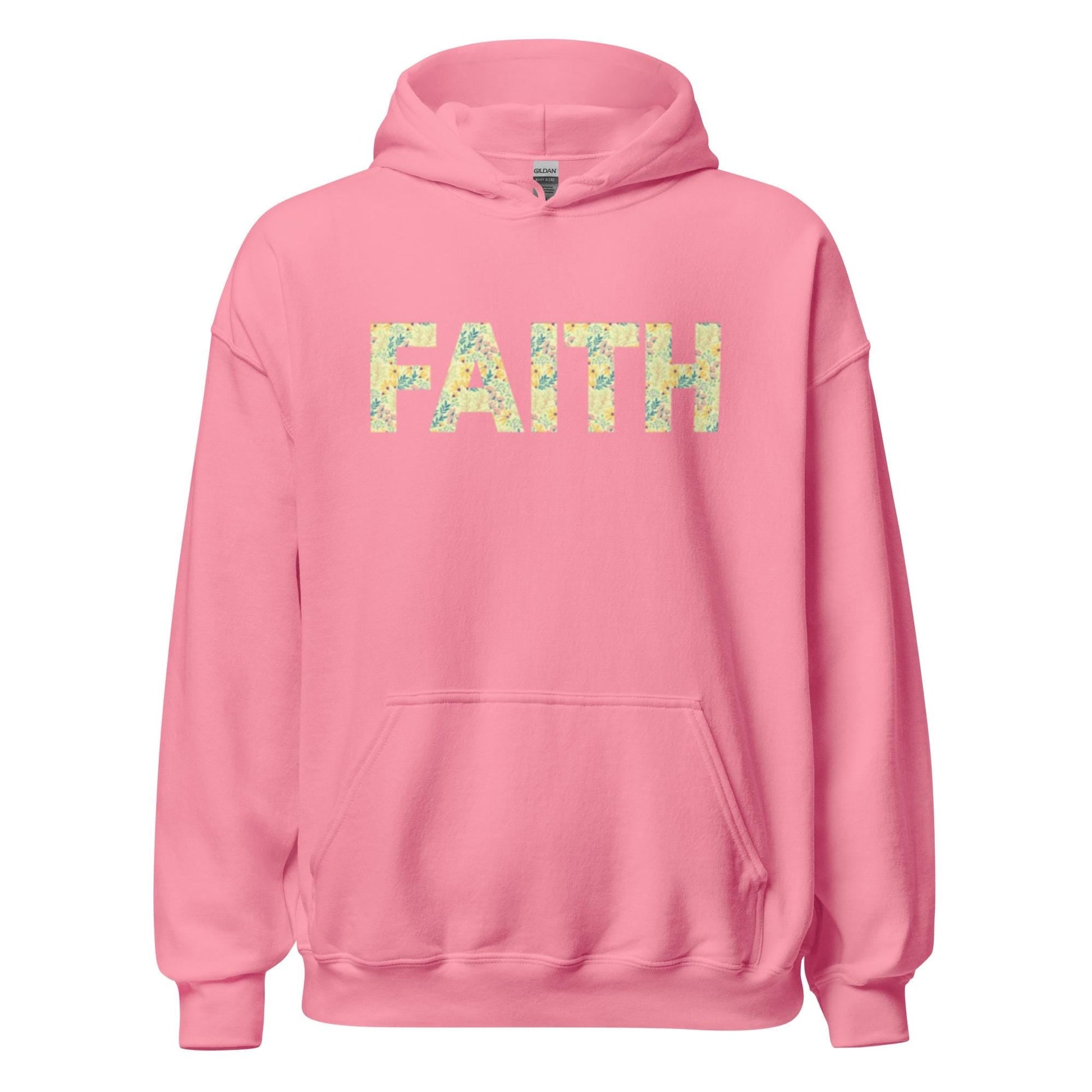 Floral Faith Hoodie for Women | Christian Sweatshirt | Bible Verse Hoodie | Inspirational Christian Gift | Cozy Faith Apparel