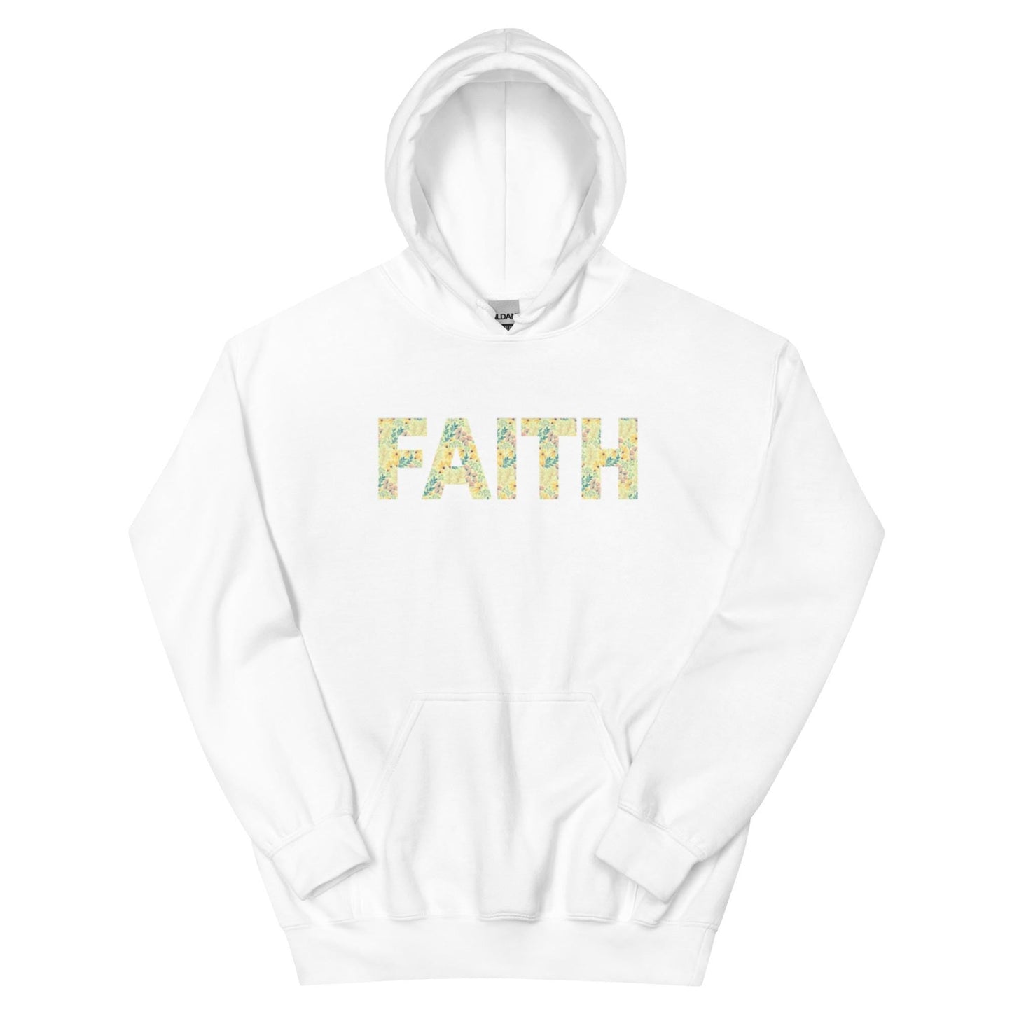 Floral Faith Hoodie for Women | Christian Sweatshirt | Bible Verse Hoodie | Inspirational Christian Gift | Cozy Faith Apparel
