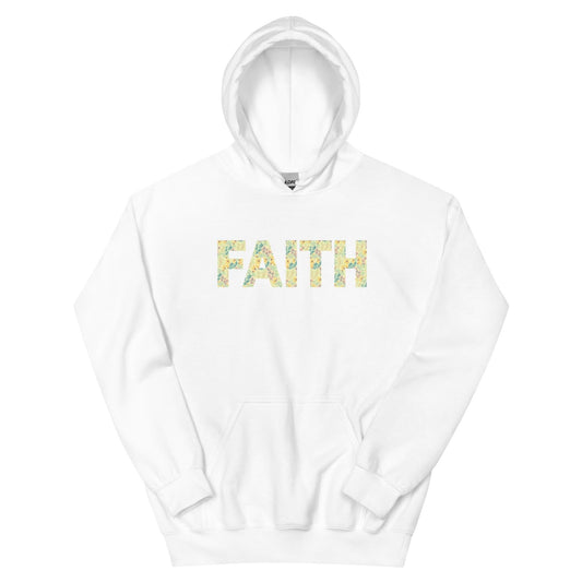 Floral Faith Hoodie for Women | Christian Sweatshirt | Bible Verse Hoodie | Inspirational Christian Gift | Cozy Faith Apparel
