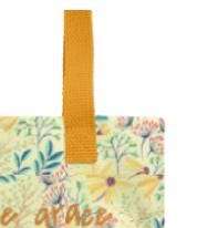 Floral Scripture Tote Bag, Christian Canvas Gift