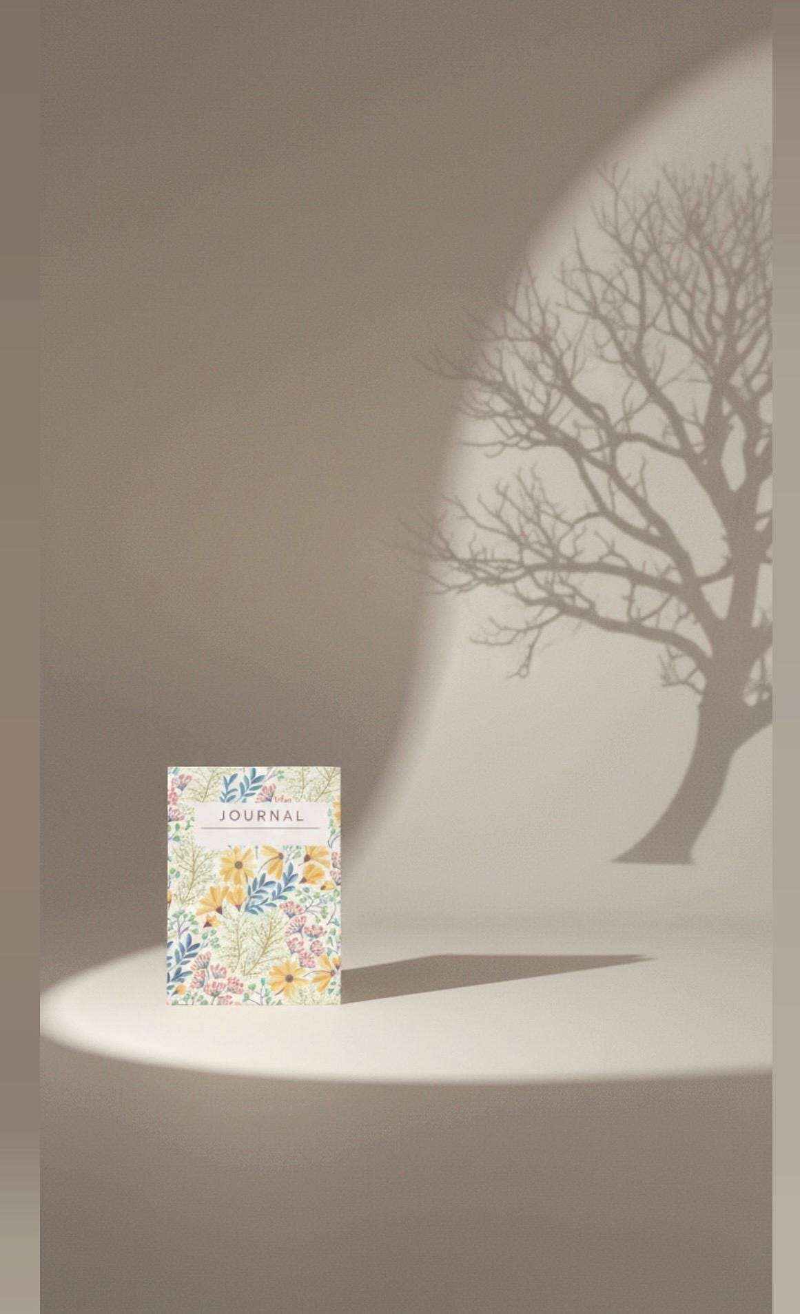 Floral Hardcover Lined Journal