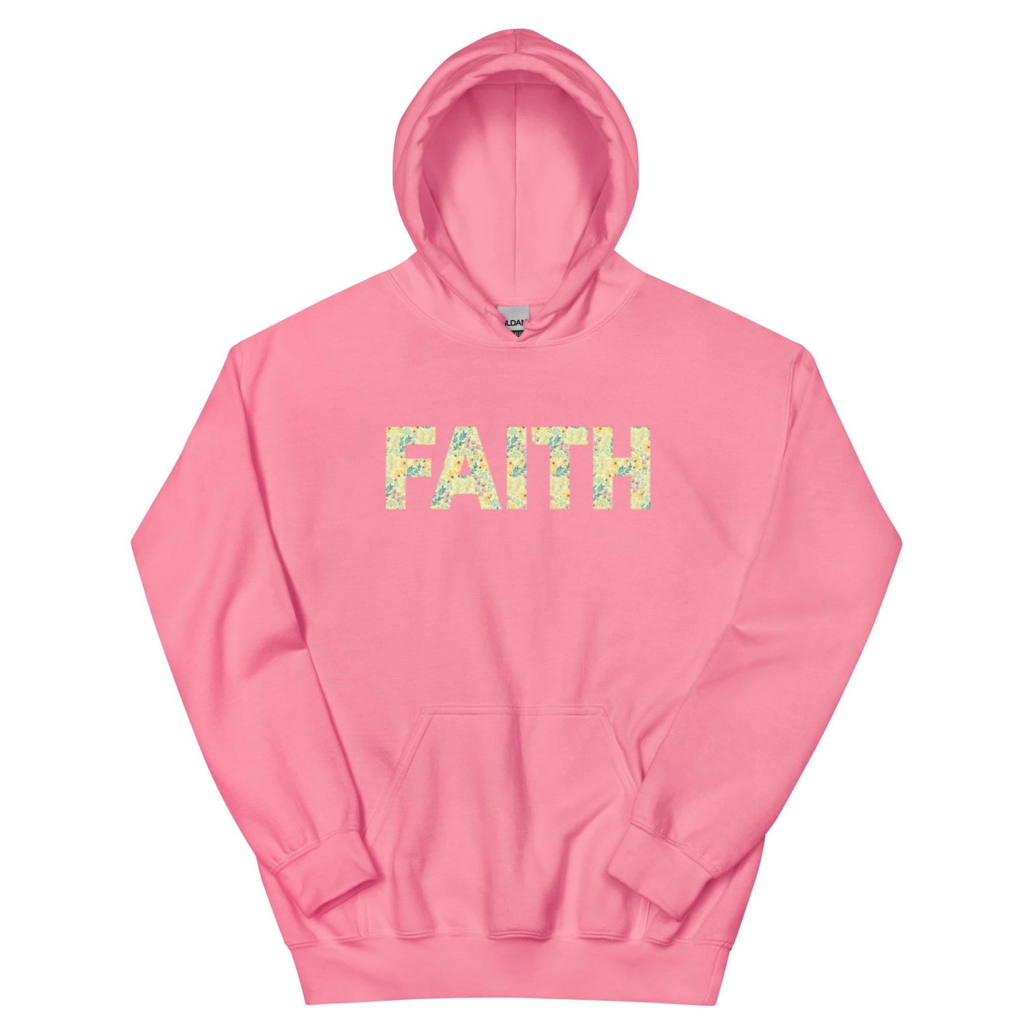 Floral Faith Hoodie for Women | Christian Sweatshirt | Bible Verse Hoodie | Inspirational Christian Gift | Cozy Faith Apparel