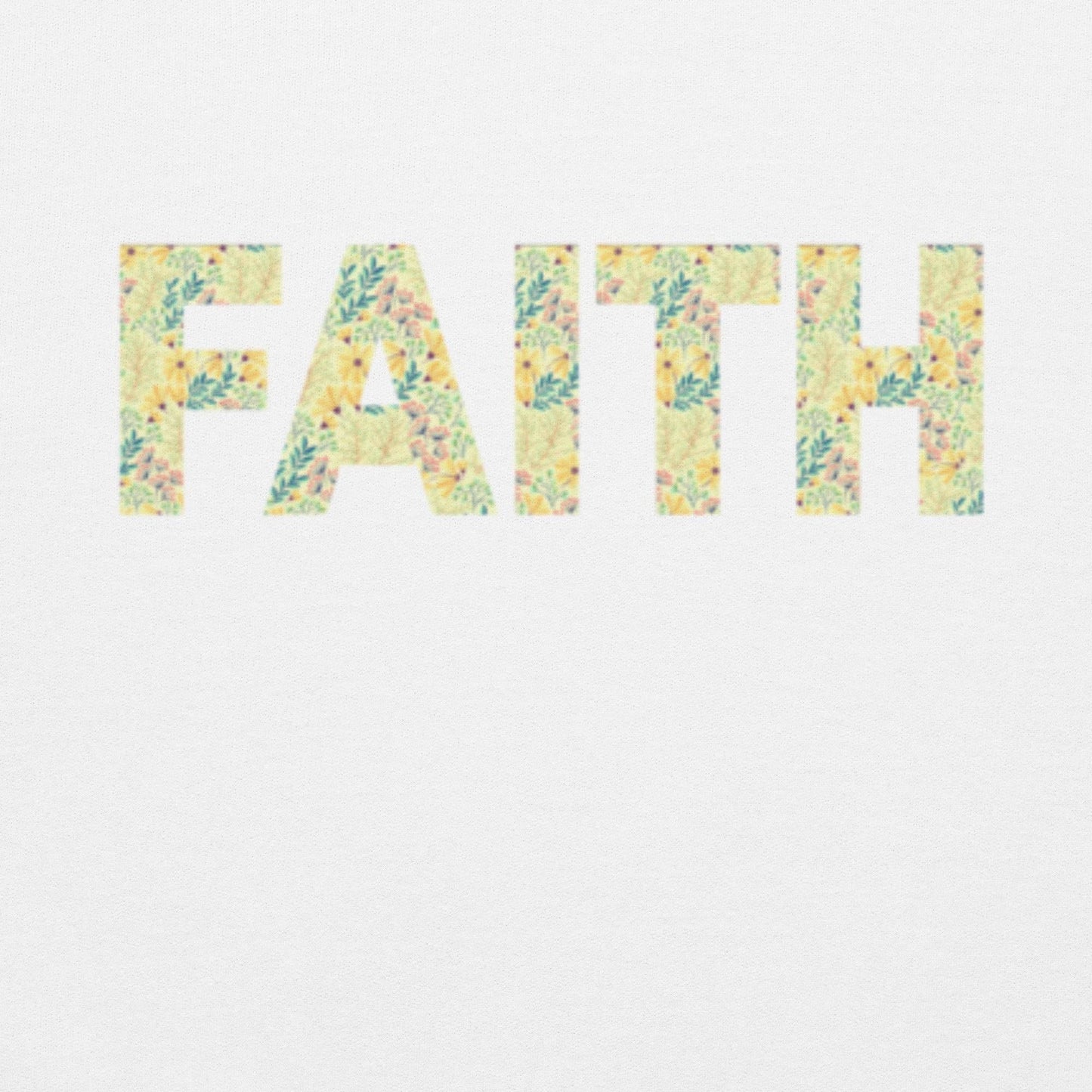 Floral Faith Hoodie for Women | Christian Sweatshirt | Bible Verse Hoodie | Inspirational Christian Gift | Cozy Faith Apparel