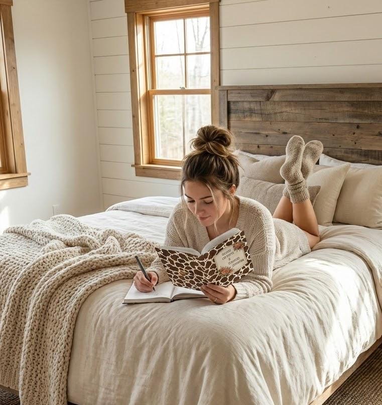 Cow Print Christian Journal | Raised on Faith & Country Sunshine | Western Prayer Book | Hardcover Floral Notebook | Farm Girl Gift