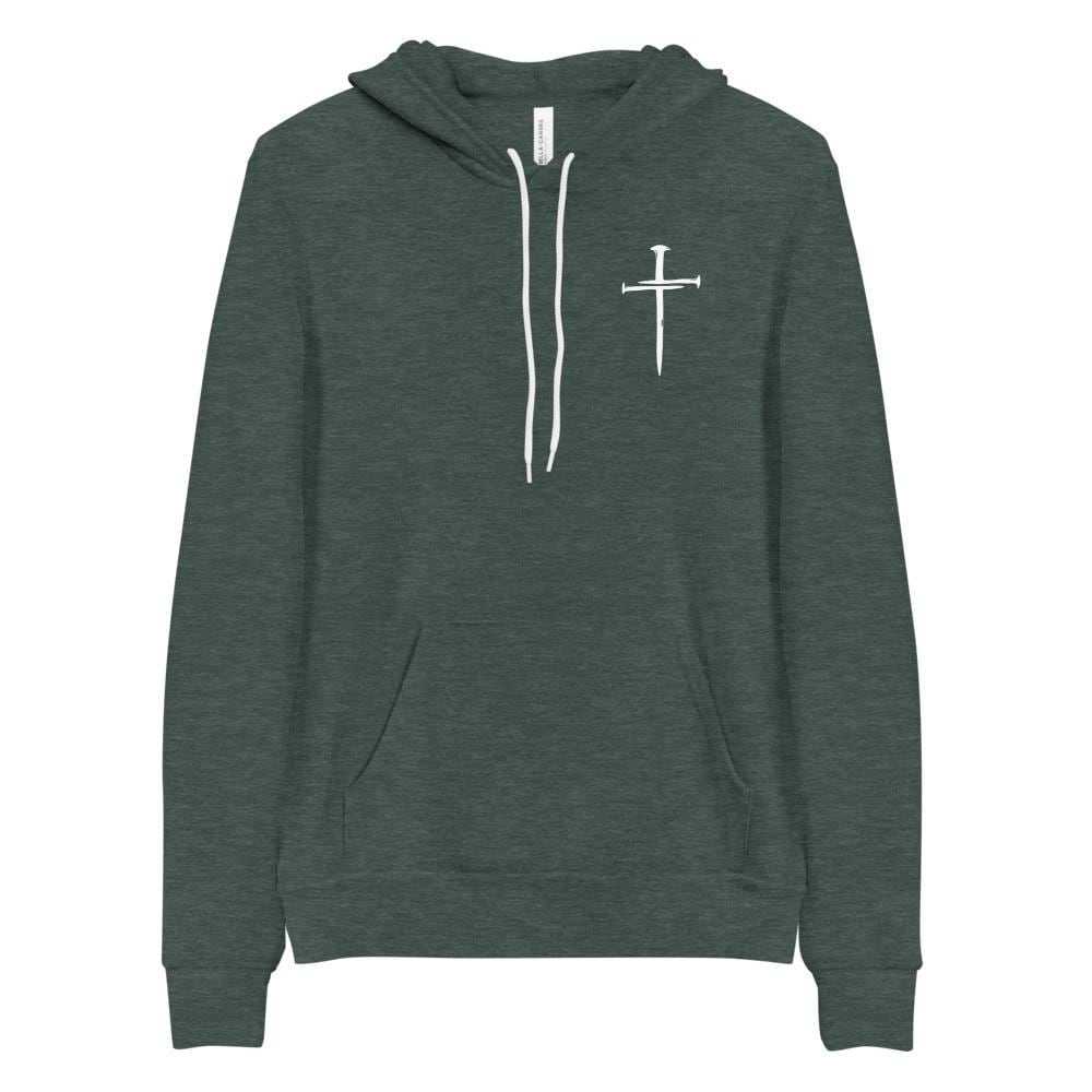 Christian Hoodie God's Got My Back Sweatshirt, Faith Based Cotton Blend Pullover, Religious Gift