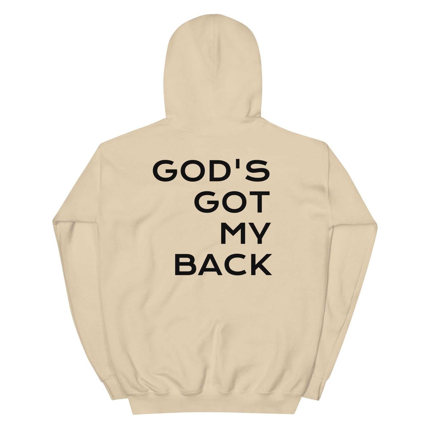 God’s Got My Back Hoodie – Faith + Comfort in One