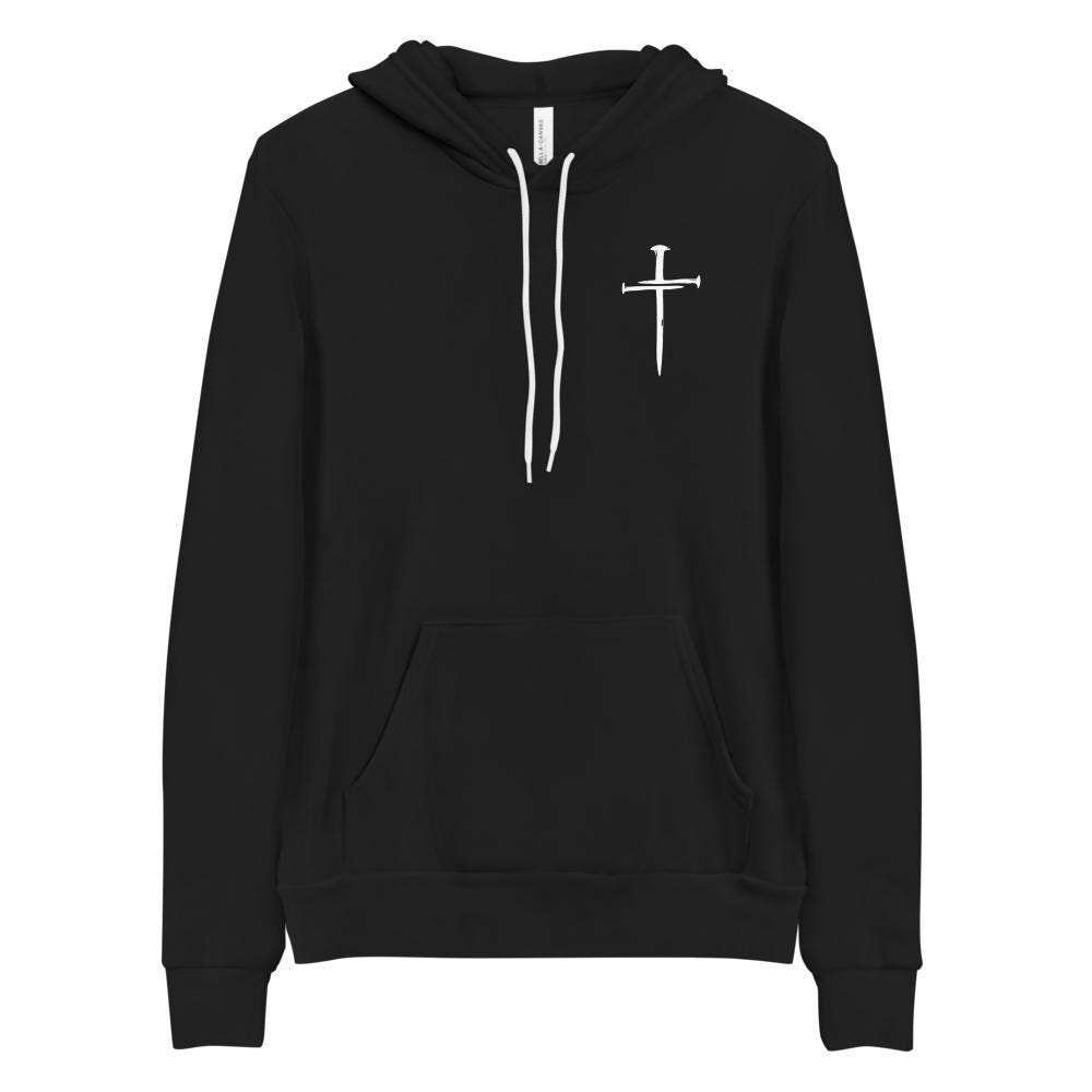 Christian Hoodie God's Got My Back Sweatshirt, Faith Based Cotton Blend Pullover, Religious Gift