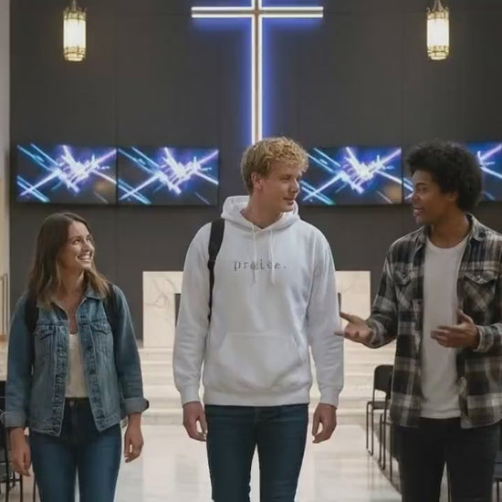 Praise Christian Hoodie – Unisex Faith Pullover Sweatshirt | Gospel Apparel & Religious Streetwear