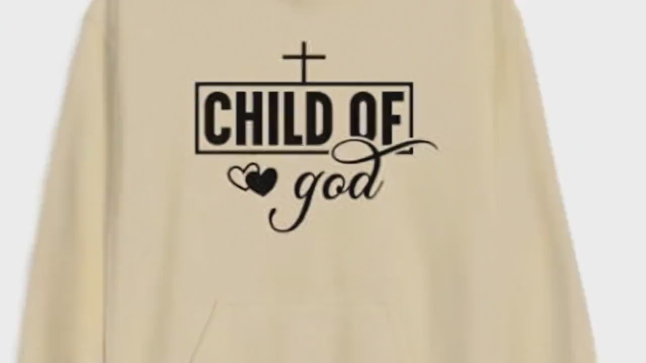 Child of God Hoodie | Unisex Christian Faith Sweatshirt